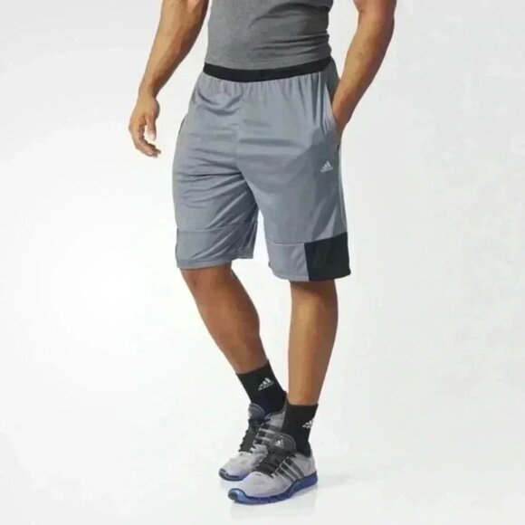 Adidas Men’s Swat Short 2 Athletic Sporty Active Gym Workout Grey Black Medium - Picture 2 of 16